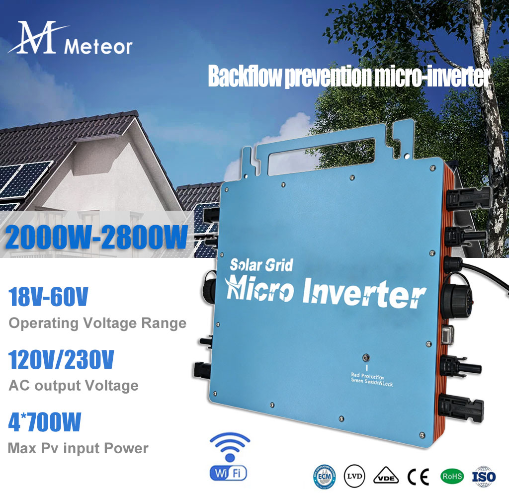 Grid Tie Micro Inverter - Microinversor de 2800W 2400W 2000W con