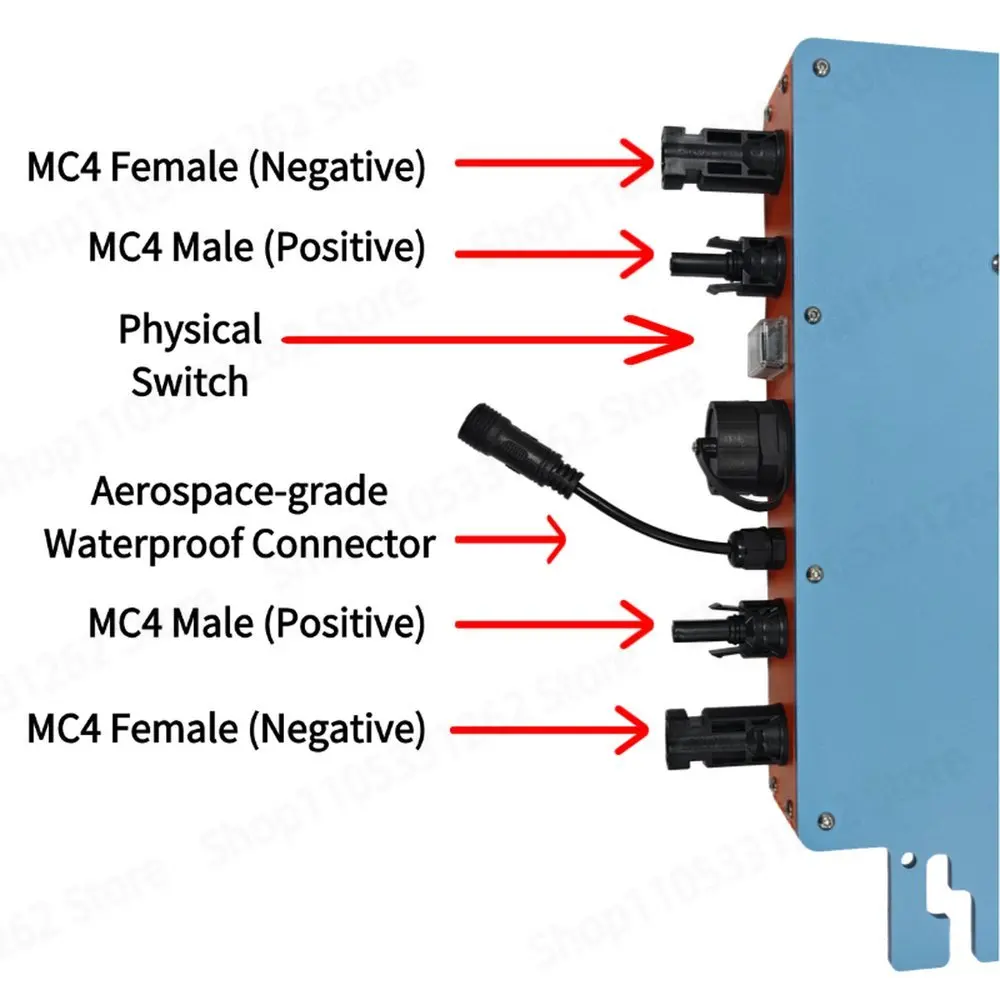 Grid Tie Micro Inverter - Microinversor de Alta Potencia 350W-2800W Conexión