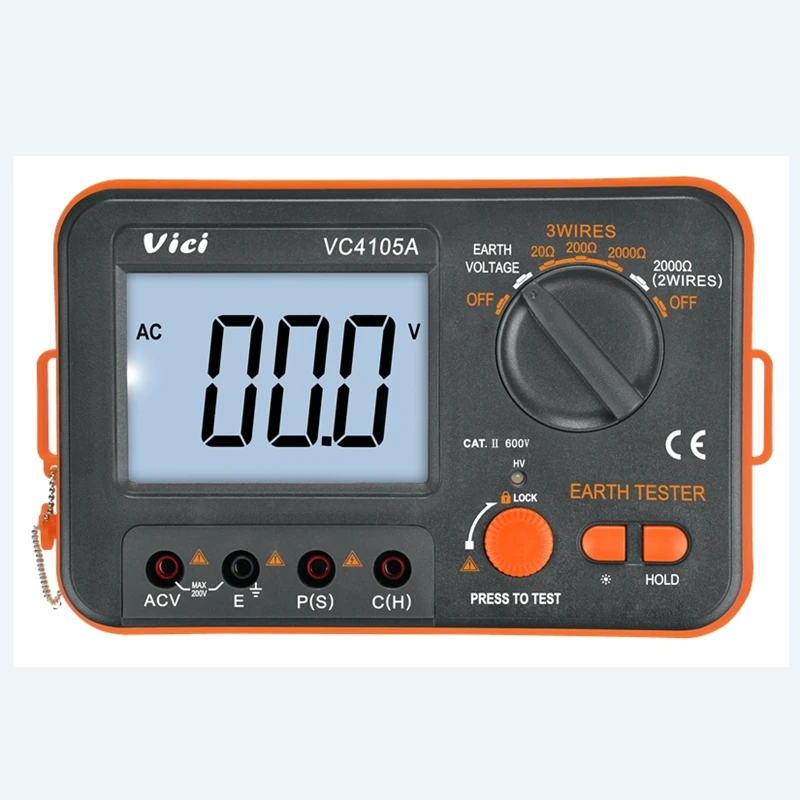 Earthing Grounding Rod - Medidor de voltaje de resistencia a