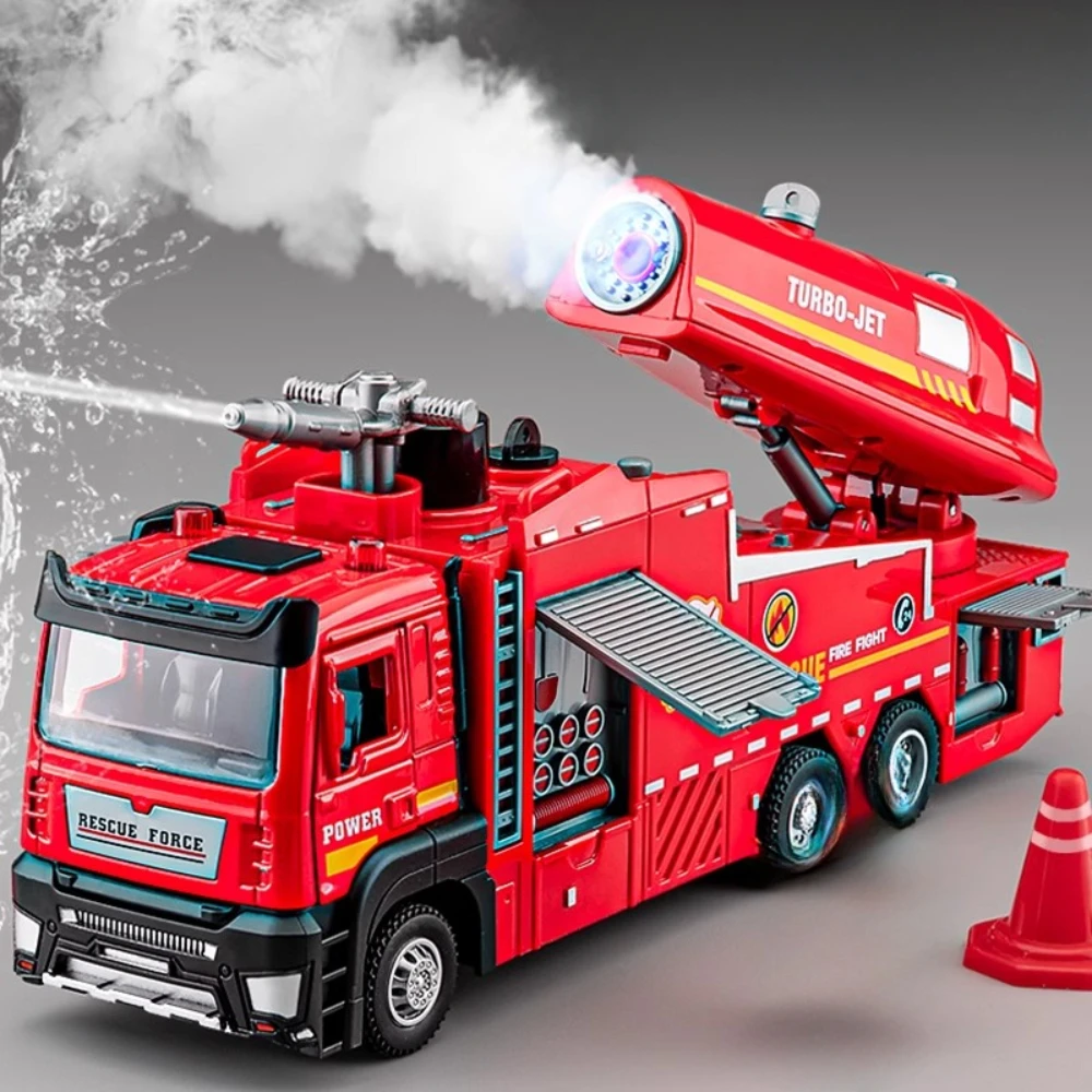 Renewable Energy Model - Camión de bomberos con rociador de