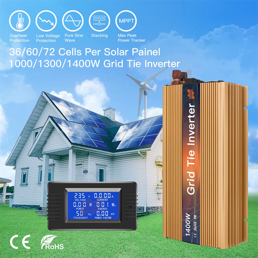 Microinversor Solar Conectado  - Grid Tie Micro Inverter reseña y precio
