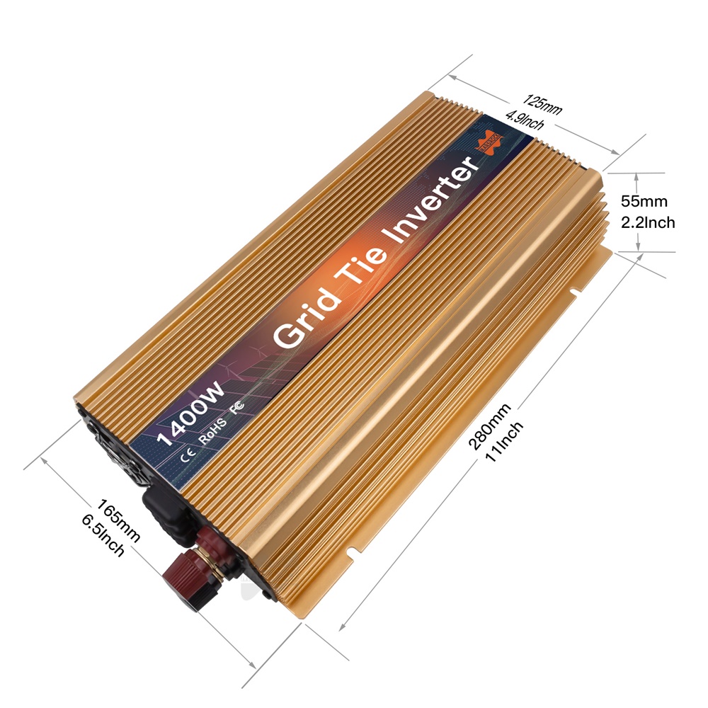 Microinversor Solar Conectado  - Grid Tie Micro Inverter reseña y precio