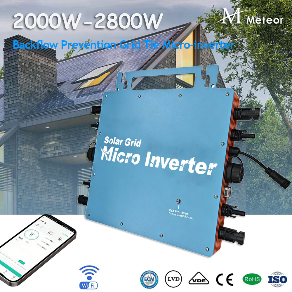 Microinversor con Prevención d - Grid Tie Micro Inverter reseña y precio