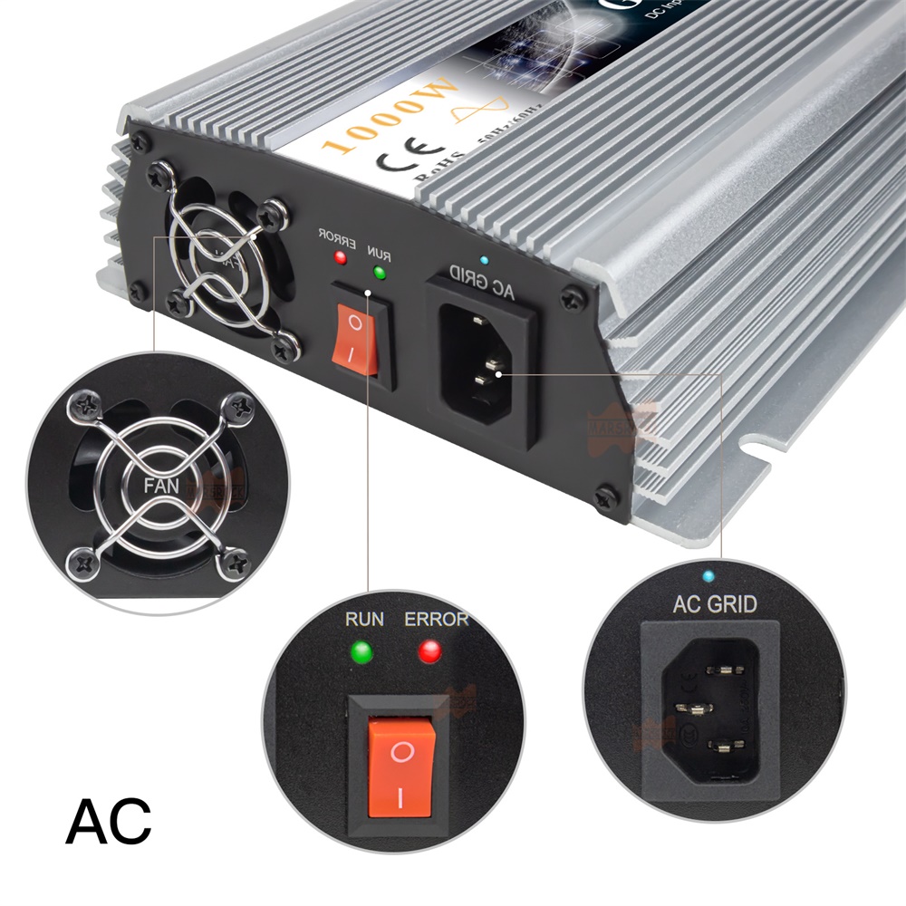 Microinversor Solar de conexió - Grid Tie Micro Inverter reseña y precio