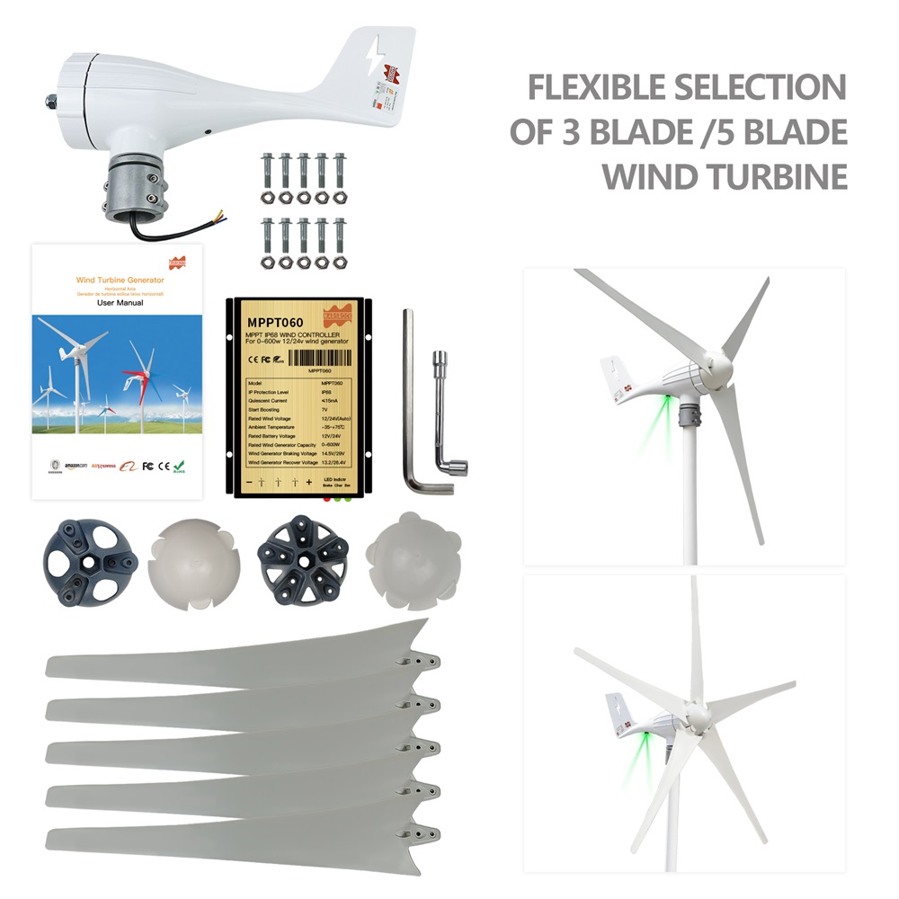 Turbina aerogeneradora de 3 5  - Renewable Energy Model reseña y precio