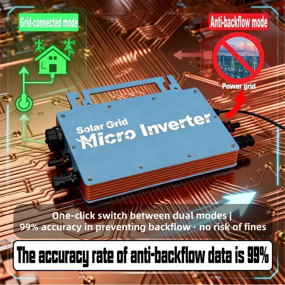 Microinversor de conexión a re - Grid Tie Micro Inverter reseña y precio