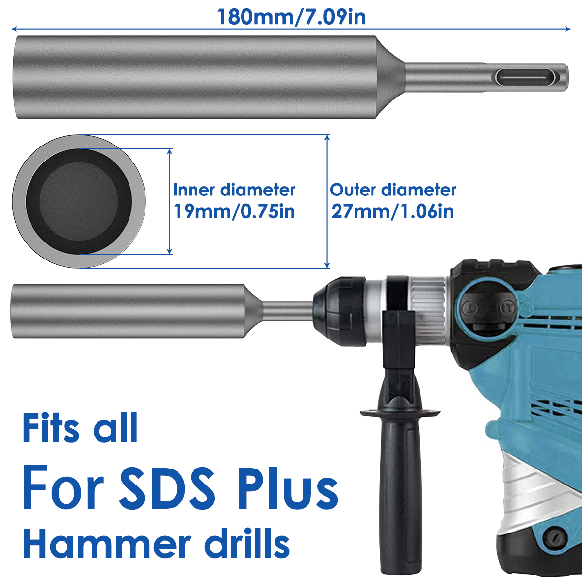 Atornillador SDS Plus para Var - Earthing Grounding Rod reseña y precio