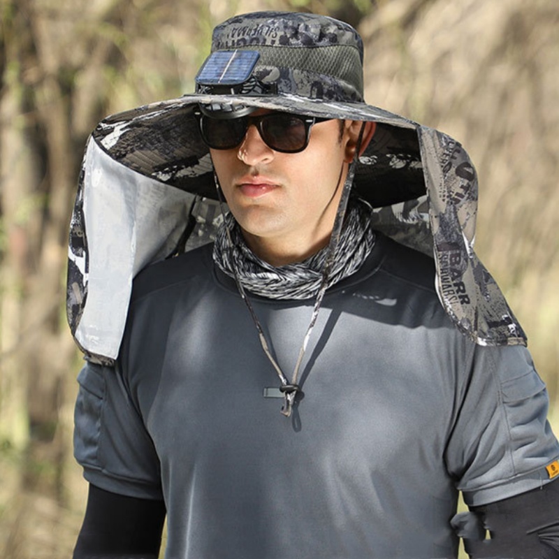 Sombrero con ventilador Solar, - Renewable Energy Fan reseña y precio