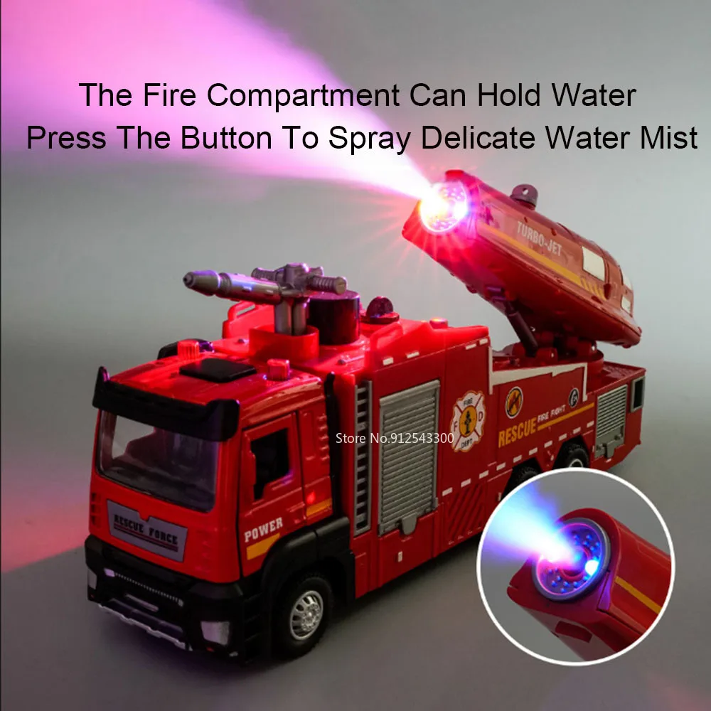 Camión de bomberos con rociado - Renewable Energy Model reseña y precio